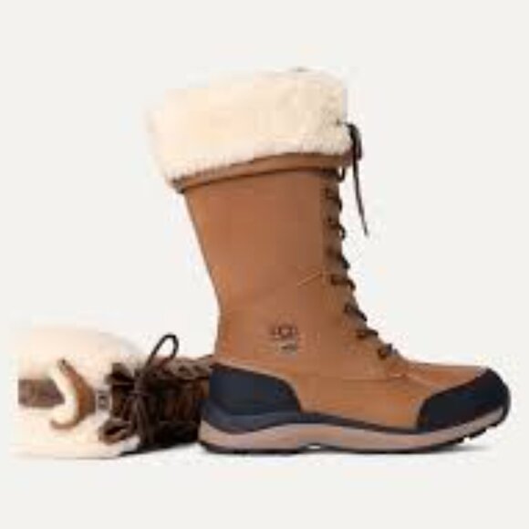New UGG Australian Women's Chestnut Adirondack Boots - Picture 4 of 13